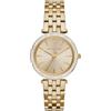 Michael Kors Orologio Darci da donna, Movimento al quarzo a tre lancette in tonalità oro con cinturino in acciaio inossidabile, 33 mm, Tono oro e glitter