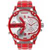 Diesel orologio da uomo Mr. Daddy 2.0 movimento al quarzo/cronometro cassa da 57 mm con cinturino in acciaio inossidabile DZ7480