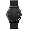 Skagen Orologio Jorn da uomo, movimento al quarzo a tre lancette con cinturino in acciaio inossidabile o in pelle