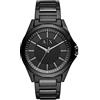 Armani Exchange Orologio per uomo, Movimento al quarzo a tre lancette e cassa da 44 mm con cinturino in acciaio, Grafite