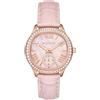 Michael Kors Orologio Sage da donna, movimento al quarzo a tre lancette con cinturino in acciaio inossidabile o in pelle, 38 mm, rosa