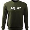 DRAGOWA felpa da uomo AK-47 300 g/m², verde oliva,