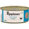 Applaws Lattine in Brodo per Gatti Adulti Umido Complementare 156g - Tonno con Formaggio - 12x156 gr