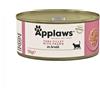Applaws Lattine in Brodo per Gatti Adulti Umido Complementare 156g - Filetto di Tonno con Gamberetti - 12x156 gr