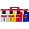 Amsterdam Standard Series | Colore acrilico Mixing Set | 4 x 500 ml | Colori caldi per miscelazione | Colore acrilico a viscosita media