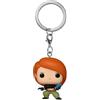 Funko Pop! Keychain: Kim Possible - Kim - Mini Figura in Vinile da Collezione Novità Portachiavi - Riempitivi per Calze - Idea Regalo - Merchandising Ufficiale - TV Fans - Minifigure