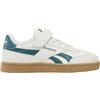 Reebok Smash Edge Elastic & Top Strap Sneaker, Chalk/RETROTEAL/SGUM1, 30,5 EU, Gesso Retroteal Sgum1, 30.5 EU
