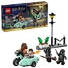 LEGO Fuga da Privet Drive di Hagrid e Harry 4 minifigures Moto volante con sidecar mini scena Privet Drive