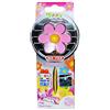 Ma-Fra MAFRA, Hippy Flower Power, Profumatore Deodorante Auto, Design a Forma di Fiore in Gomma Profumata di Colore e Fragranza Rosa Speziata, Immergiti in un Prato Fiorito, Durata 6 Settimane, 1 Unità