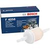 Bosch Filtro benzina F4058 - Separa le particelle dal carburante, protegge il sistema di iniezione