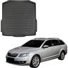 J&J AUTOMOTIVE SCOUTT Vasca Bagagliaio TPE per Skoda Octavia 3 Wagon 2013-2019 Nero