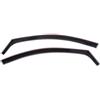 J&J AUTOMOTIVE GP Deflettori d'Aria per Fiat 500 3-Porte 2007-2020, Set da 2 Pezzi, Antiturbo Antivento Antipioggia, Anteriore Nero fumé Oscurato