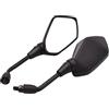 KWAYA Specchietti Per Suzuki Per V-Strom 650 1000 Per DL650 Per DL1000 Per DL250 Per GSR750 Per GSR250 Specchio Laterale Specchietto Retrovisore Retrovisori Moto (Misurare : Fibra di carbonio)