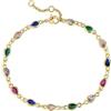 Jenosy Bracciale placcato oro 14 K, 7,1 Zoll, Ottone
