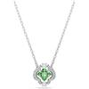 Swarovski Una Angelic Ciondolo, Tagli Misti, Verde, Placcato Rodio