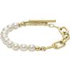 Fossil Bracciale da donna in acciaio inox con chiusura ad alamaro