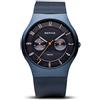 BERING Orologio da Polso Analogico al Quarzo, con Cinturino in Acciaio Inox e Vetro Zaffiro