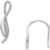 Skagen Orecchini da donna in acciaio inossidabile o semipreziosi con chiusura a filo aperto Skagen Agnethe, Tono Argento