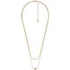 Fossil Women's Beads and Stainless Steel with lobster clasp closure multi layered necklace