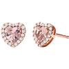 Michael Kors - Orecchini PREMIUM Argento tono oro rosa con cristalli da donna MKC1519A2791
