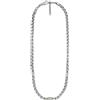 Fossil Collana Da Uomo, Lunghezza Totale: 45,72Cm + 5,6Cm Oro, Argento Collana In Acciaio Inossidabile, JF04145998, Argento Metallizzato