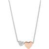 Fossil Collana Da Donna Con Motivi Vintage, Lunghezza 40,6 Cm, Estensione 5,1 Cm Collana In Acciaio Inossidabile, JF03097998