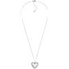 Fossil Collana Da Donna in acciaio inox color argento JF04836040, Taglia unica, Acciaio inossidabile, Nessuna pietra preziosa, Argento Perlato