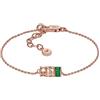 Emporio Armani Bracciale da donna, Bracciale con componenti in argento 925 tonalità oro rosa, Lunghezza: 150mm+30mm, Larghezza: 10mm, Altezza: 5.5mm, EG3579221