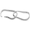 Skagen Anello Essential Waves Donna, Argento o Placcato Oro o Placcato Oro Rosa, Acciaio Inossidabile, D'argento, 8