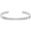 Fossil Bracciale bangle aperto in acciaio inossidabile da uomo