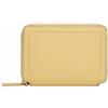 Fossil Logan Portafoglio clutch in pelle o poliestere per donna, 10.16 cm L x 1.91 cm W x 7.62 cm H, Bianco crema