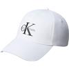 Calvin Klein Uomo Cappellino Embroidery Baseball cap Ricamato, Bianco (Bright White), Taglia Unica