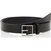 Calvin Klein 8719965074583 CINTURA QUADRATA MINIMALIST 2.5 K60K612923 Fissa, Nero (Ck Black), 90, Nero (Ck Black), 90 cm