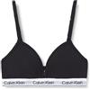 Calvin Klein Bambina Reggiseni a Bralette a Triangolo, Nero (Pvh Black), 8-10 Anni
