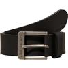 Calvin Klein Uomo Cintura CKJ Belt 4.0 cm Cintura in Pelle, Nero (Black), 85 cm