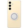 Samsung Clear Gadget Case cover con cavalletto posizionabile e laccio intercambiabile per Galaxy S24, Trasparente