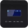 Jelquix Amplificatore da Parete a 2, Display LCD da 1,7 Pollici Amplificatore Musicale Wireless Bluetooth 5.0 con Telecomando IR, Ideale per Spazi Commerciali di Bar di Casa, MP3 WMA WAV AAC APE