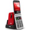 SPC STELLA 3 - Telefono per anziani, 4G, tasti grandi, Rosso