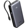UGREEN Powerbank PB528 20000mAh 30W con Cavo USB-C Grigio