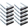 Heretom Confezione da 10 staffe per disco rigido SSD da 2,5, DXD9H 0DXD9H, compatibile con Dell PowerEdge 16a generazione T560 R660 R6615 R6625 R7615 R7625 R760 R760xs R860 R960 HS5615 0 HS56. 20