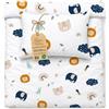 Totsy Baby Copripiumino Lettino Bambini 90x120 cm Cotone Set Federa 40x60