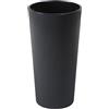 Dehner Vaso da fiori Lilia, per interni, in plastica, colore: antracite