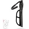 KARAT Supporto da parete per bicicletta, verticale, per bicicletta, 7,8 x 26 cm, per bicicletta, salvaspazio, pieghevole, per tutti i modelli di biciclette Eddy