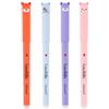 Colourbook Cancellotte Set 24 Penne Cancellabili Gel Rosse, Inchiostro Rosso Termosensibile, Punta 0,7 mm, Ricaricabili Con Toppers Animali, Per Correzioni, Scuola, Studio E Appunti