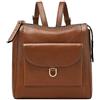 Fossil Parker zaino donna, LiteHide™ mini zaino in pelle marrone, L: 20,3 cm, L: 8,3 cm, H: 20,3 cm, ZB1921200