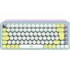 Logitech POP Keys - Tastiera - wireless - Bluetooth LE, Bluetooth 5.1 - QWERTY - Internazionale USA - Tastiera: marrone tattile - Daydream