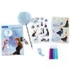 Lexibook, Frozen, Diario Segreto elettronico con Effetti Luminosi Foglietti Adesivi con Chiave e Lucchetto, Penna a Pompon, Blu/Viola, SD30FZ