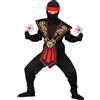 W WIDMANN MILANO Party Fashion - Costume da ninja per bambini con set di armi, combattente giapponese, guerriero