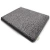 casa pura Tappeto da Bagno Shaggy, Assorbente Sky Tappeto Bagno Antiscivolo - Pelo Alto e Morbido in 12 Colori e Varie Misure - Grigio Chiaro - 50x60 cm