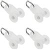 DDHOMIN 50 Pezzi Rotelle per Appendere le Tende,Rulli di Scorrimento per Tende per la Pista di 23 * 28mm